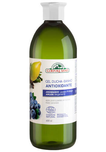 Gel de Duche Antioxidante Ecocert 600ml- Corpore Sano - Crisdietética