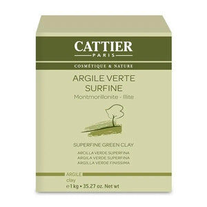 Arcilla Verde Superfina 1kg - Cattier - Crisdietética