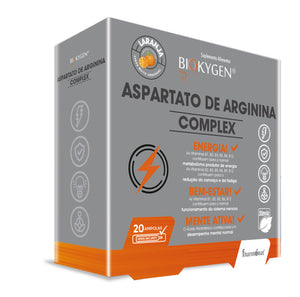Arginine Aspartate Complex 20 Ampoules - Biokygen - Chrysdietética