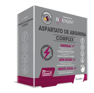 Arginine Aspartate Complex 20 Ampoules - Biokygen - Chrysdietética