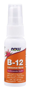 NOW Vitamin B-12 Liposomal Spray - 59ml - Crisdietética