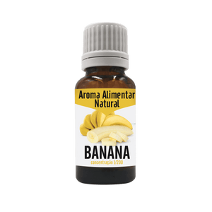 Natural Food Aroma of Banana 1/200 20ml - Elegant - Chrysdietética