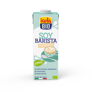 Barista Sojagetränk ohne Zucker 1L - Isola Bio - Crisdietética