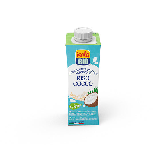Bebida de Arroz + Coco 250g - Isola Bio - Crisdietética