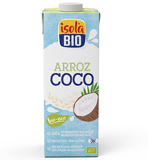 Bebida de Arroz com Coco 1L - Isola Bio - Crisdietética