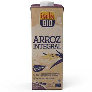 Brown Rice Drink (Just) 1L - Isola Bio - Crisdietética