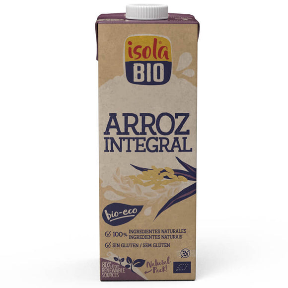 Bebida de Arroz Integral (Just) 1L - Isola Bio - Crisdietética