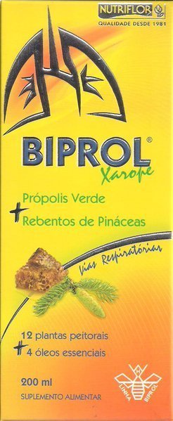 Biprol Propólis Verde + Rebentos de Pináceas Xarope 200ml - Celeiro da Saúde Lda