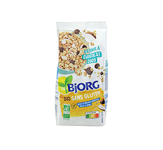 Granola Choco/Coco Sem Glúten Bio 350g - Bjorg - Crisdietética