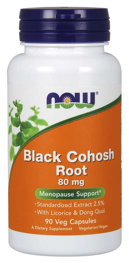 NOW Black Cohosh Extracto 80mg 90 Cápsulas - Crisdietética