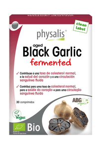 Black Garlic 30 Tablets - Physalis - Crisdietética