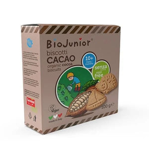 Bolacha de Cacau 10+ 100g - BioJunior - Crisdietética