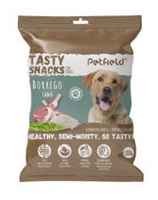 Tasty Snacks Agnello Cane 100g- Petfield - Crisdietética