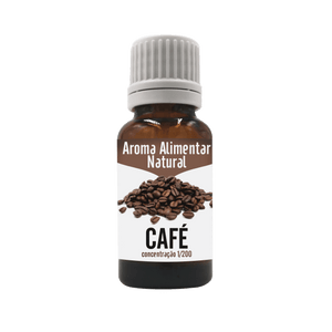 Aroma Alimentar Natural  de Café 1/200 20ml - Elegante - Crisdietética