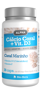 珊瑚钙 + 维生素 D3 ALPHA 30 粒 - BIO-HERA - Chrysdietetic