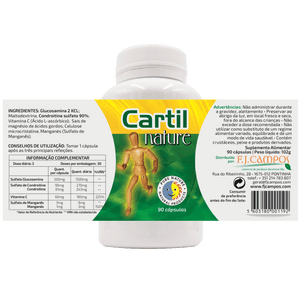Cartil Nature 90 Cápsulas - Pure Nature - Crisdietética