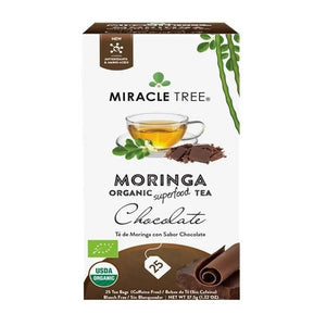 Thé Moringa et Chocolat 25 Sachets - Miracle Tree - Crisdietética