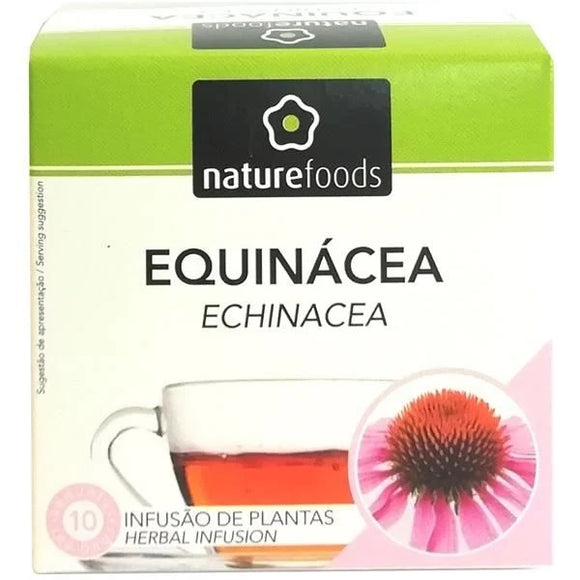 Chá de Equinácea Raiz 10 Saquetas - Naturefoods - Crisdietética