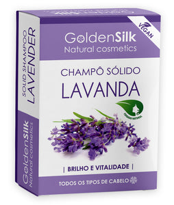 Lavendel Festes Shampoo 100g - GoldenSilk - Crisdietética