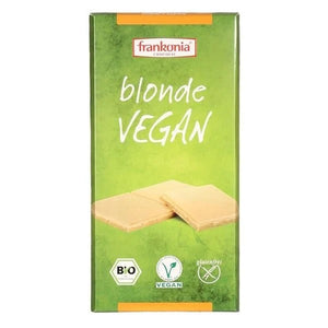 Organic White Chocolate Vegan 100g - Frankonia - Crisdietética