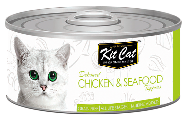 Kit Cat Chicken & Seafood 80g - Crisdietética