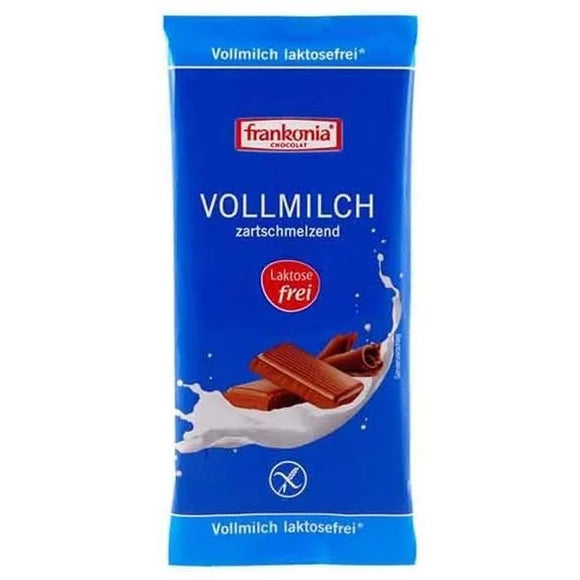 Chocolate Leite Sem Lactose 100g - Frankonia - Crisdietética