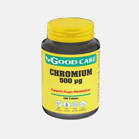 Chromium 500mcg 100 Comprimidos - Good Care - Crisdietética