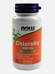 NOW Chlorella 1000mg 60 Comprimidos - Celeiro da Saúde Lda