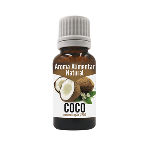 Natural Coconut Food Aroma 20ml - Elegant - Chrysdietética