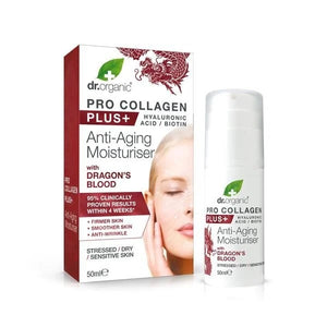Dragons Blood Collagen Facial Cream 50ml - Dr.Organic - Crisdietética
