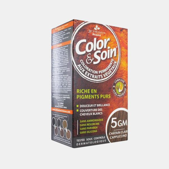 Color & Soin 5GM - Castanho Claro Cappucino 135ml - Crisdietética