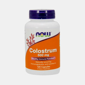 Colostrum 500mg 120 capsules -NOW - Crisdietética