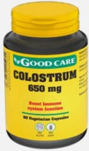 Colostrum 650mg 60 Capsules - GoodCare - Crisdietética
