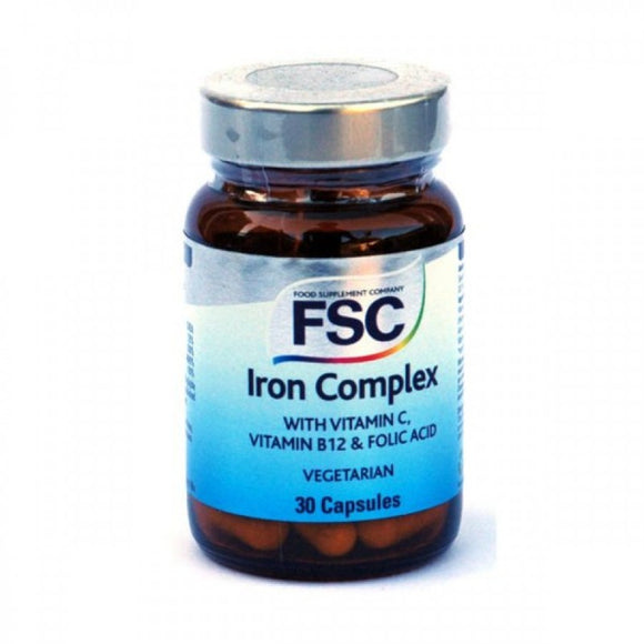 Iron Complex 30 Cápsulas - FSC - Crisdietética