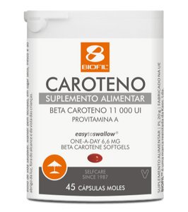 Beta Carotene 11000UI 45 Capsules - Biofil - Chrysdietética