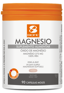 Magnésio 375mg 90 Cápsulas - Biofil - Crisdietética