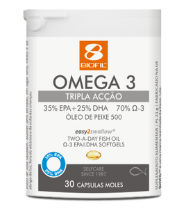 Omega 3 Triple Action 30 Kapseln - Biofil - Crisdietética