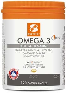 Omega 3 One 120 粒膠囊 - Biofil - Crisdietética