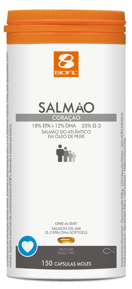 Salmão 1000mg 150 Cápsulas - Biofil - Crisdietética