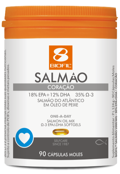 Salmão 1000mg 90 Cápsulas - Biofil - Crisdietética