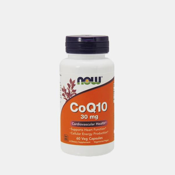 Co-Enzyme Q10 - 30mg 60 cápsulas -Now - Crisdietética