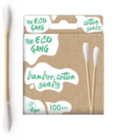 BAMBOO AND COTTON SWABS 100 UNITS - ECOGANG - Chrysdietetic