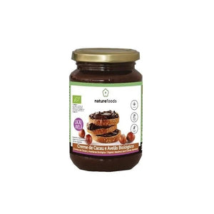 Organic Cocoa and Hazelnut Cream 300g - Naturefoods - Crisdietética