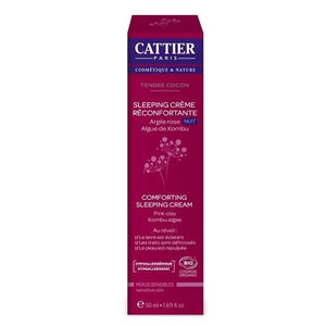 Crema reconfortante de noche para pieles sensibles 50ml - Cattier - Crisdietética