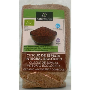 Organic Whole Spelled Couscous 500g - Naturefoods - Crisdietética