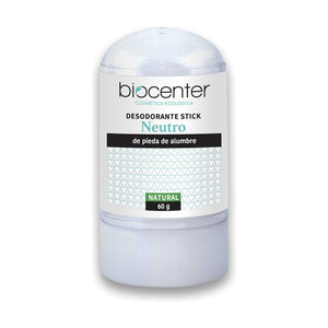 Deodorant Pedra Alumbre 60g - Biocenter - Crisdietética