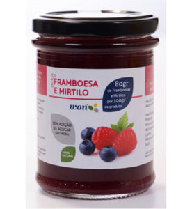Raspberry and Blueberry Sugar-Free Delight 240 g - Provida - Crisdietética