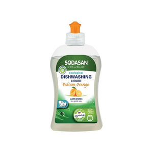 Liquid Dishwashing Liquid Detergent - Orange 500ml - Sodasan - Crisdietética
