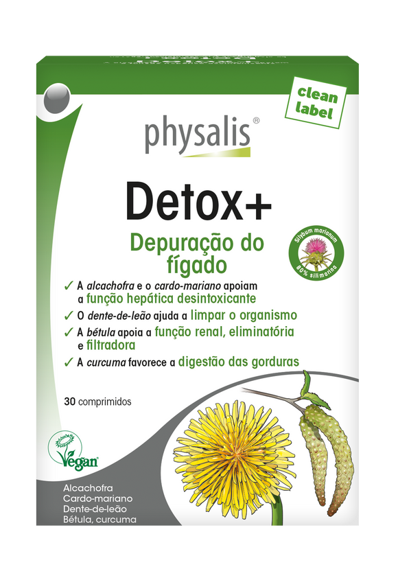 Detox+ 30 Comprimidos - Physalis - Crisdietética