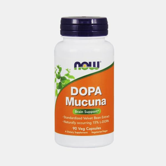Dopa Mucuna 90 cápsulas - Now - Crisdietética